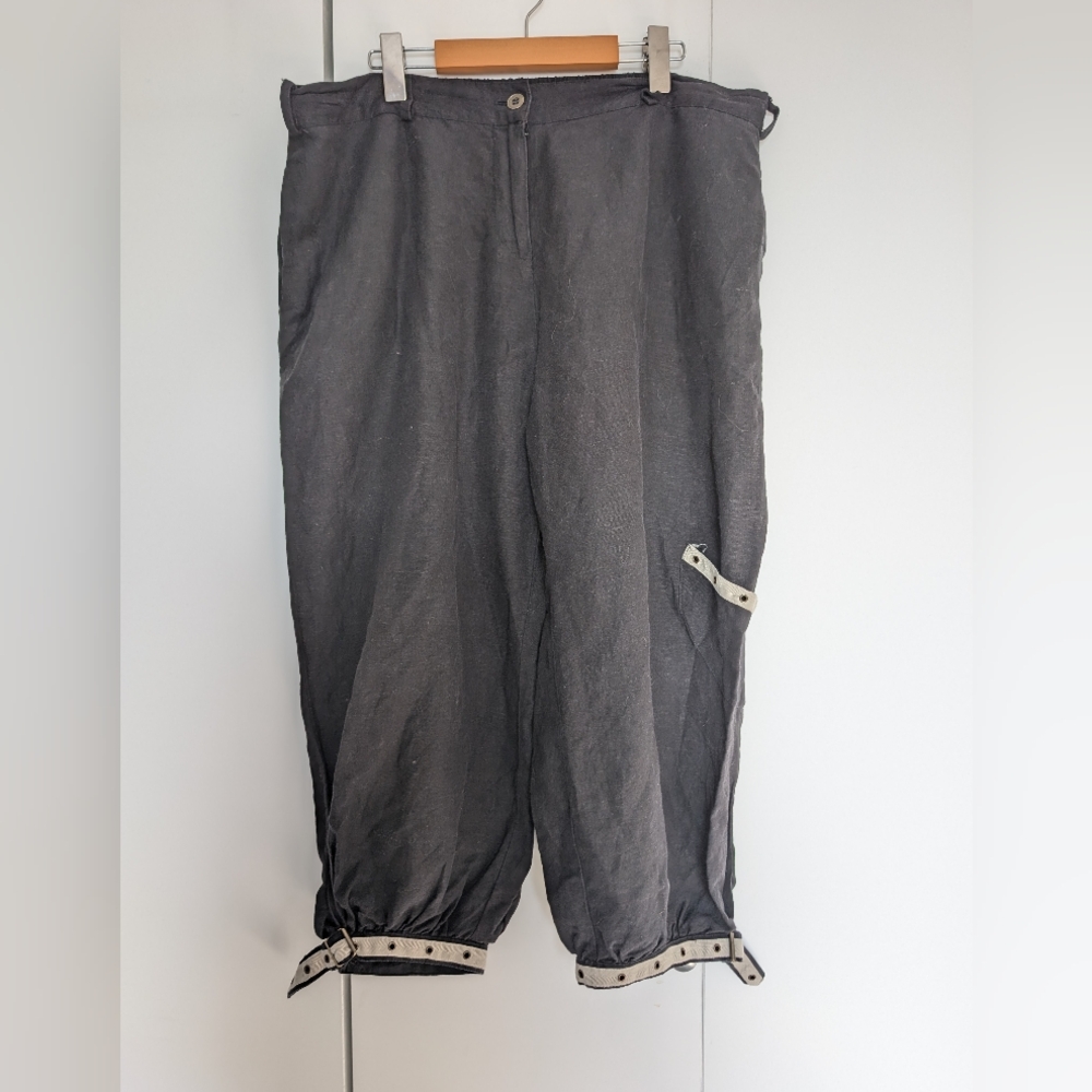 Linen blend harem pants 2XL
